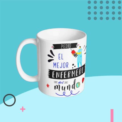 taza con frase Taza Enfermero