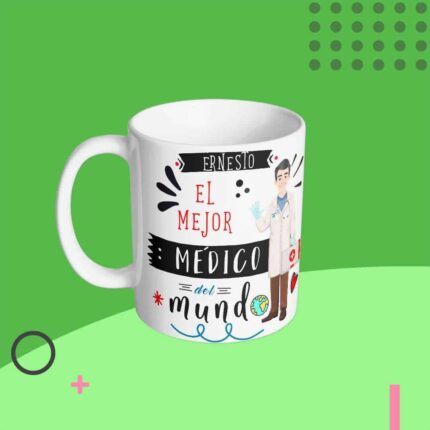 taza con frase Taza Médico