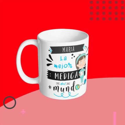 taza con frase Taza Médica