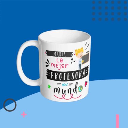 taza con frase Taza Profesora