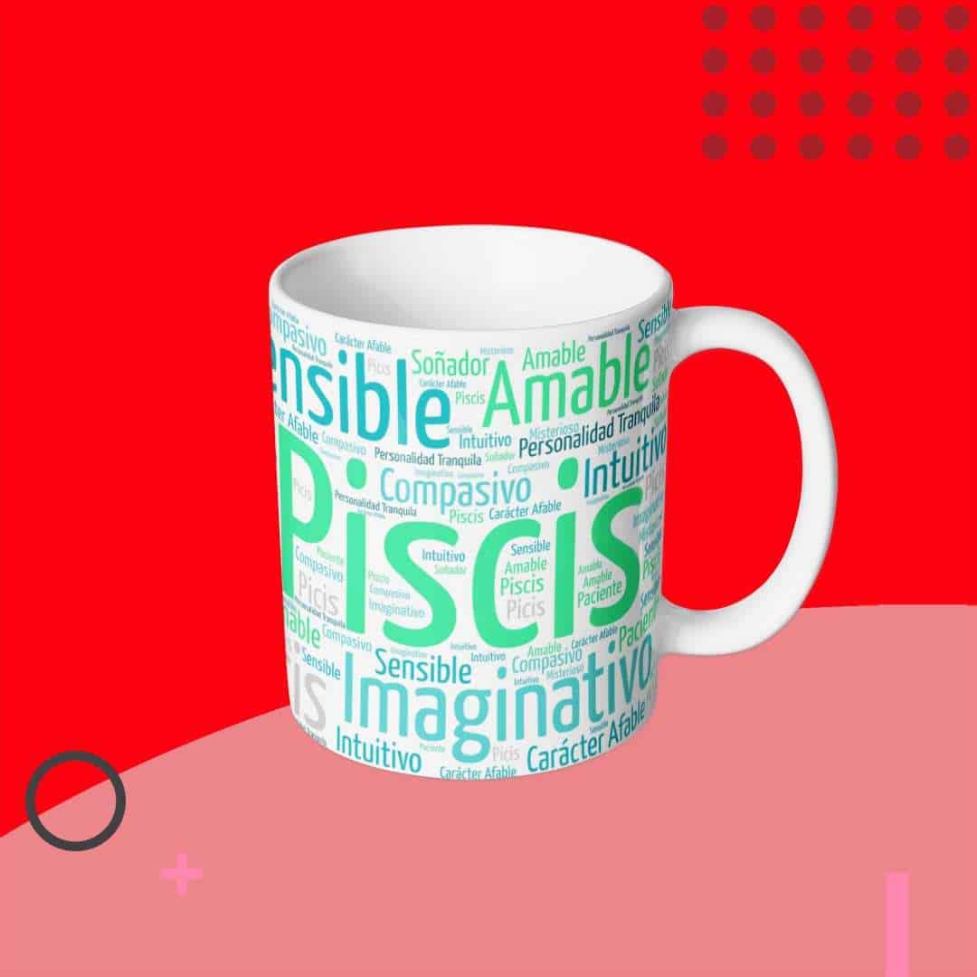 taza con frase Taza Piscis