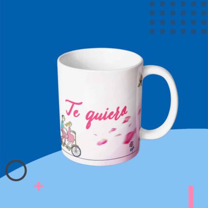 taza con frase Taza Te Quiero