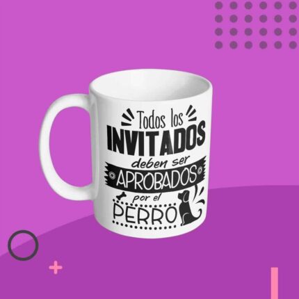 taza con frase Taza Perro